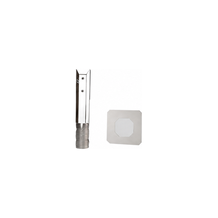 Square Core-Drilled Glass Spigot